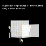 Photography Live LED Fill Light Film And Television Shooting Portrait Soft Video Lighting, Spec: W660 Lamp+EU Plug Adapter