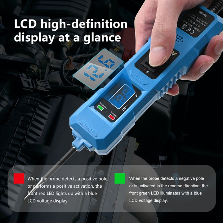 EM286 Multifunctional Car Circuit Electrical System Driving Test Pen, Style: Blue 4.5m