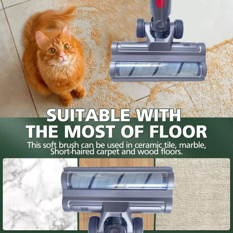 For Dyson V6  Vacuum Cleaner Lightweight Version Soft Velvet Floor Brush Head - For Dyson Accessories by PMC TechLife | Online Shopping South Africa | PMC TechLife | Buy Now Pay Later Mobicred