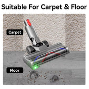 For Dyson V10 Slim / V12 Slim Vacuum Cleaner Lightweight Direct Drive Floor Brush Head with Dust Led Lights