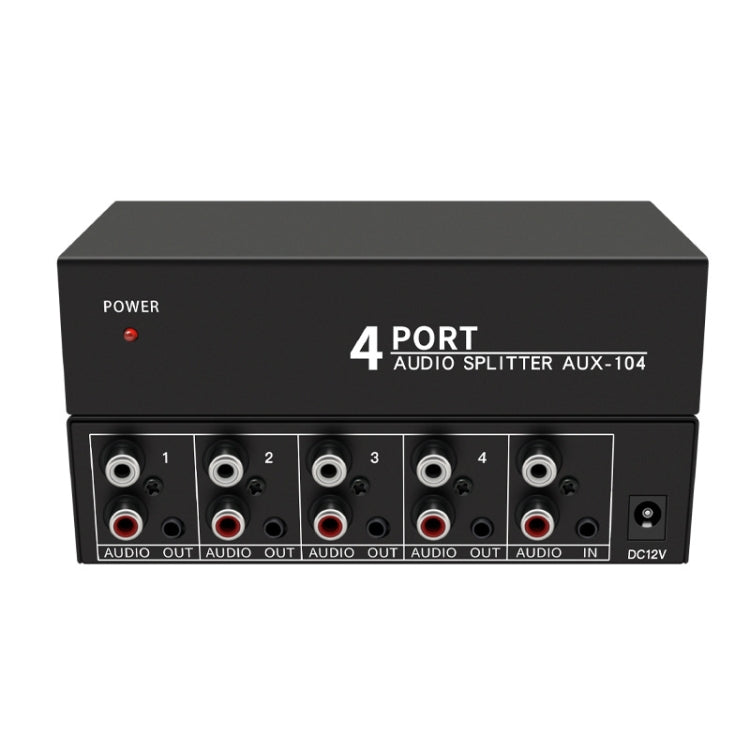 1 In 4 Out 3.5mm + RL Audio Distributor Stereo Audio Splitter For PC Laptop DVD, EU Plug -  by PMC TechLife | Online Shopping South Africa | PMC TechLife | Buy Now Pay Later Mobicred