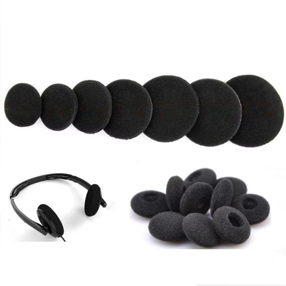 10pcs Sponge Ear Pads For Headphones Replacement Cushions 40mm