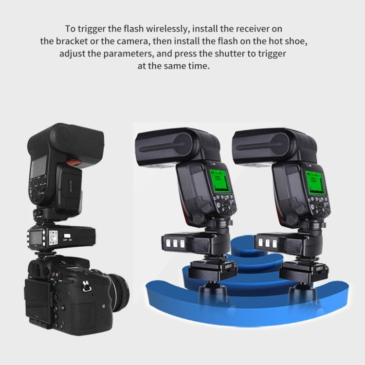 For Nikon Pixel King Pro Camera Wireless Radio Flash TTL Transmitter and Receiver