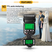 For Nikon Pixel King Pro Camera Wireless Radio Flash TTL Transmitter and Receiver