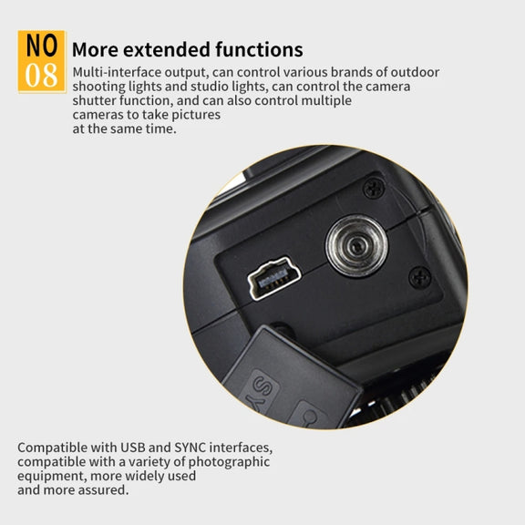For Nikon Pixel King Pro Camera Wireless Radio Flash TTL Transmitter and Receiver
