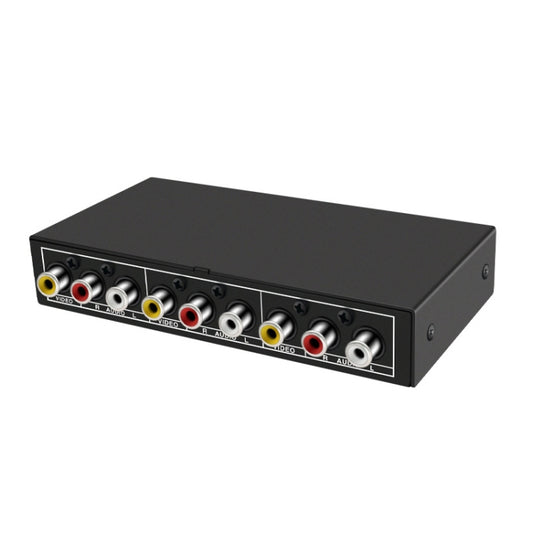 VSW21 AV 2 In 1 Out Audio Switcher RCA Audio Selector Box - free shipping - PMC Jewellery - Order now!