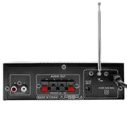 AV-298BT 300W+300W Hi-Fi Stereo Amplifier Bluetooth Home Audio Karaoke Digital Amplifier UK Plug