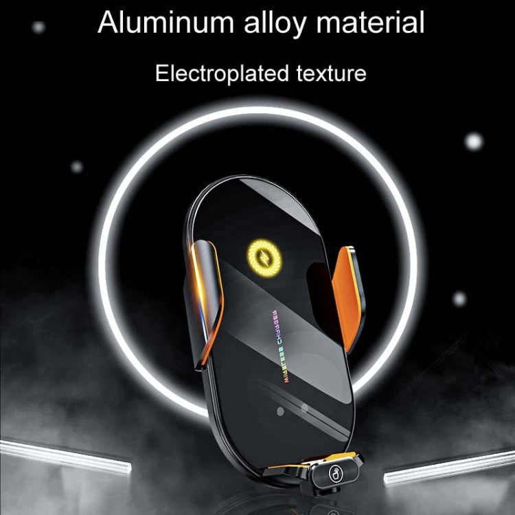 C3 Car Infrared Sensor Auto Opening And Closing Wireless Charging Cell Phone Holder(Black) - Wireless Charger Holders by PMC Jewellery | Online Shopping South Africa | PMC Jewellery | Buy Now Pay Later Mobicred