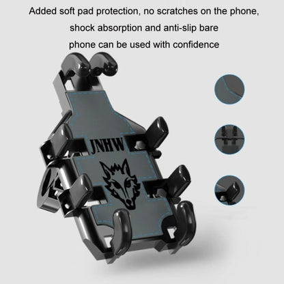 JNHW Motorcycle Bicycle Eight Claw Mobile Phone Navigation Shockproof Bracket, Style: For Handlebar - Holder by JNHW | Online Shopping South Africa | PMC Jewellery | Buy Now Pay Later Mobicred