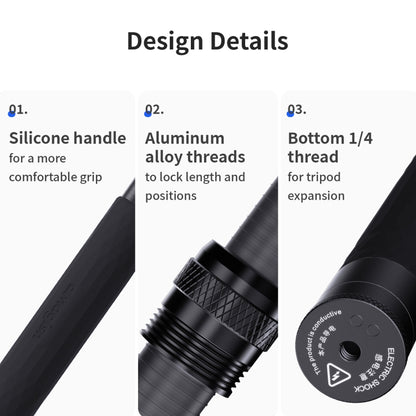 aMagisn 3m Carbon Fiber Invisible Selfie Stick Extension Rod For Action Camera - free shipping - PMC Jewellery - Order now!