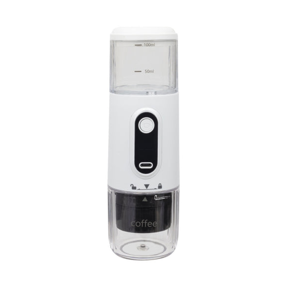 Wireless Portable Coffee Machine Compatible With Ground Coffee & NS Capsule(White)