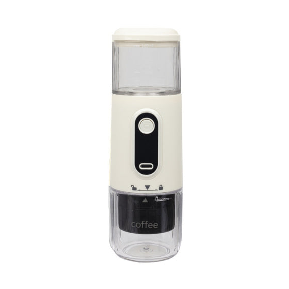 Wireless Portable Coffee Machine Compatible With Ground Coffee & NS Capsule(Beige)