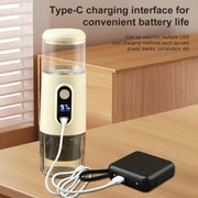 Wireless Portable Coffee Machine Compatible With Ground Coffee & NS Capsule(White)
