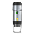 12V 3 In 1 Car Self-heating Coffee Machine Compatible With Large / Small Capsules and Ground Coffee, EU Plug(Silver) - free shipping - PMC TechLife - Order now!