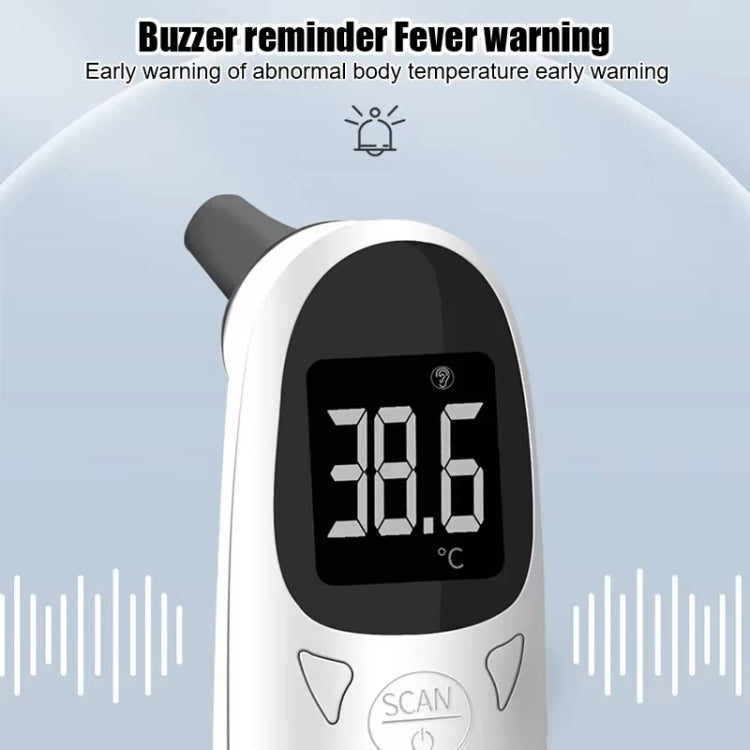 ELOFS EF-07 Pet Dog Cat Ear Digital Thermometer Accurate Infrared Measuring Animal Thermometer(White)