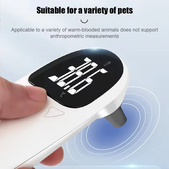 ELOFS EF-07 Pet Dog Cat Ear Digital Thermometer Accurate Infrared Measuring Animal Thermometer(White)
