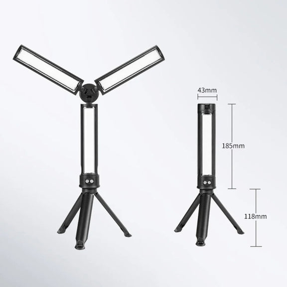 E-SMARTER D37 LED Foldable Overhaul Light With Stand USB Rechargeable Auto Repair Portable Worklight