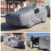 SUV Car EVA Plus Velvet Thickened Heat Insulation Sunshade With Shark Fin, Size: M 4. 65x1. 85x1.6