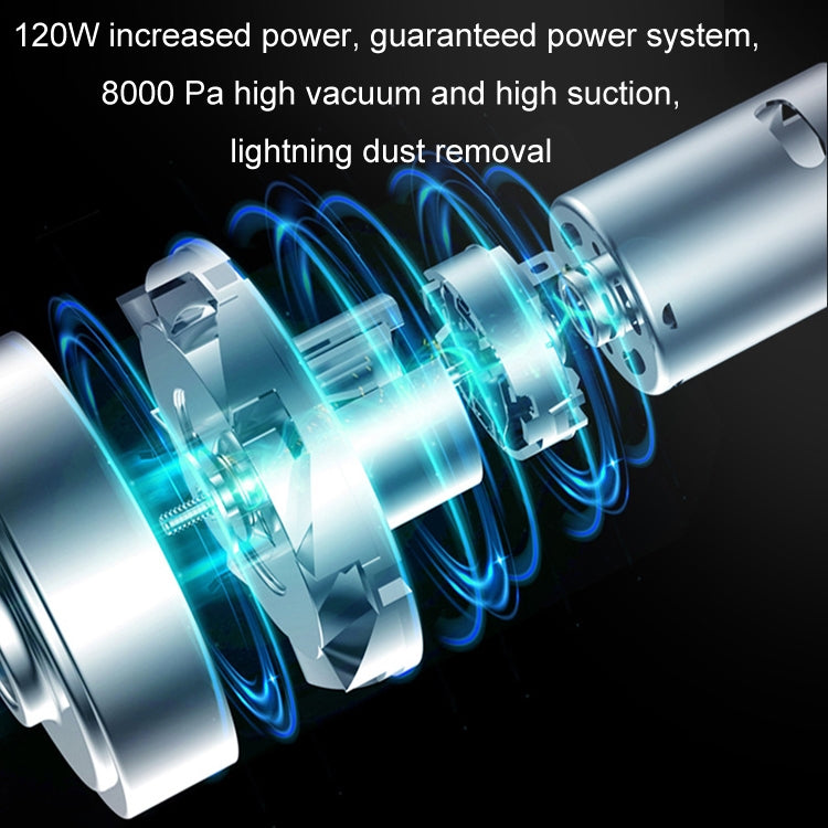 Wireless Car-mounted High-power Suction Handheld Vacuum Cleaner, Color: Black 7.4V - Vacuum Cleaner by PMC Jewellery | Online Shopping South Africa | PMC Jewellery | Buy Now Pay Later Mobicred