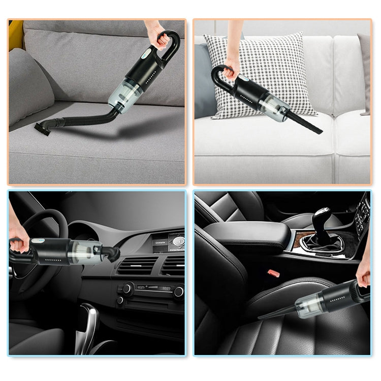 Wireless Car-mounted High-power Suction Handheld Vacuum Cleaner, Color: Black Two-speed Adjustment 11.1V - Vacuum Cleaner by PMC Jewellery | Online Shopping South Africa | PMC Jewellery | Buy Now Pay Later Mobicred