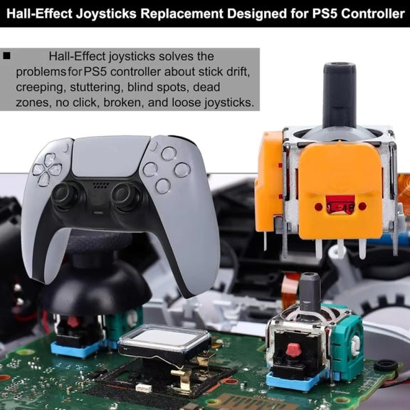 For Switch Pro High-precision Adjustable Hall Electromagnetic Joystick