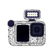 For GOPro HERO13 Black Camera Stickers Body Protective Film, Style: 08 Circuit White - free shipping - PMC TechLife - Order now!