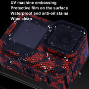 For GOPro HERO13 Black Camera Stickers Body Protective Film, Style: 12 Circuit Blue