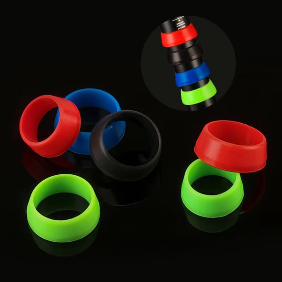 10pcs Mountain Road Bike Seatpost Water-resistant Dustproof Cover, Color: Red For 30-35mm