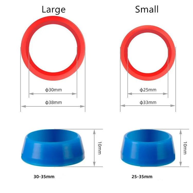 10pcs Mountain Road Bike Seatpost Waterproof Dustproof Cover, Color: Red For 30-35mm - Others by PMC TechLife | Online Shopping South Africa | PMC TechLife | Buy Now Pay Later Mobicred