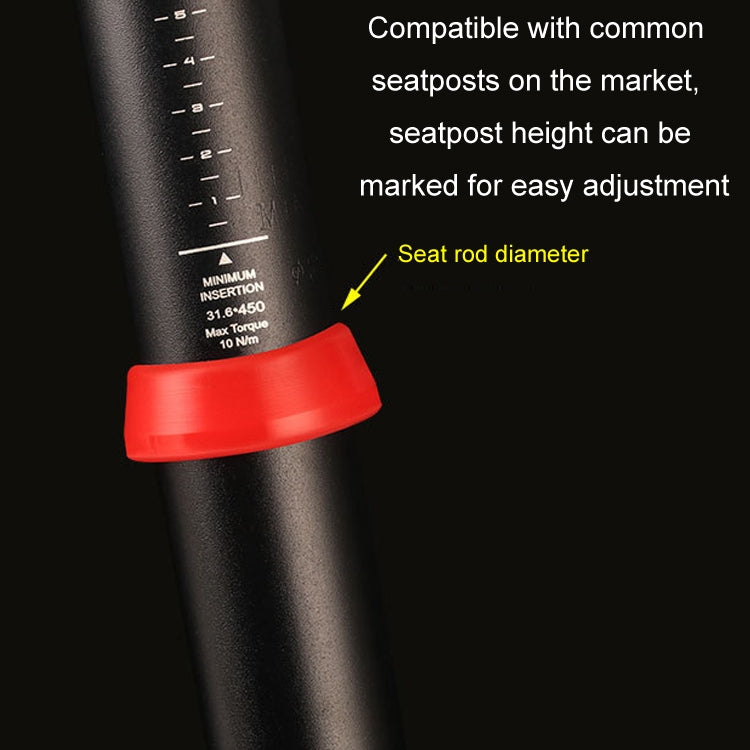 10pcs Mountain Road Bike Seatpost Waterproof Dustproof Cover, Color: Blue For 30-35mm - Others by PMC TechLife | Online Shopping South Africa | PMC TechLife | Buy Now Pay Later Mobicred