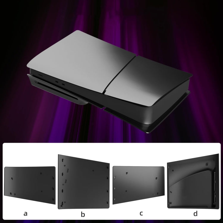 For PS5 Slim Replacement Faceplate Shell Detachable Protective Case, Model: Disc Edition White