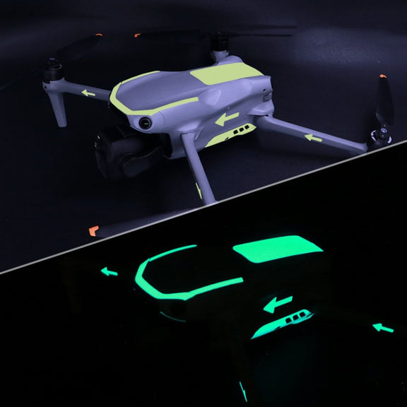 For DJI Air 3S / 3 Luminous Stickers Night Glow Film(Light Green)