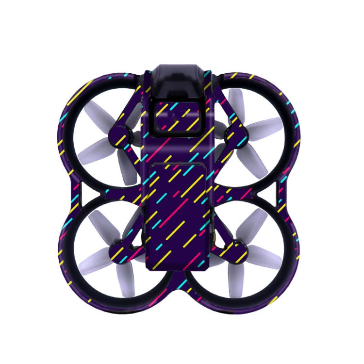 For DJI Avata Single Fuselage Sticker No Adhesive Personalised Stickers(A-04 Colorful Lines) - free shipping - PMC TechLife - Order now!