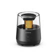 Raindrop Candlelight Aromatherapy Diffuser Air Humidifier with Colorful Lights EU Plug Black - free shipping - PMC TechLife - Order now!