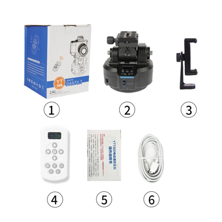 Desiontal YT-1500 Electric Gimbal Mobile Camera Live Streaming Panoramic Stabiliser With Rocker Rotation(Standard) - free shipping - PMC TechLife - Order now!