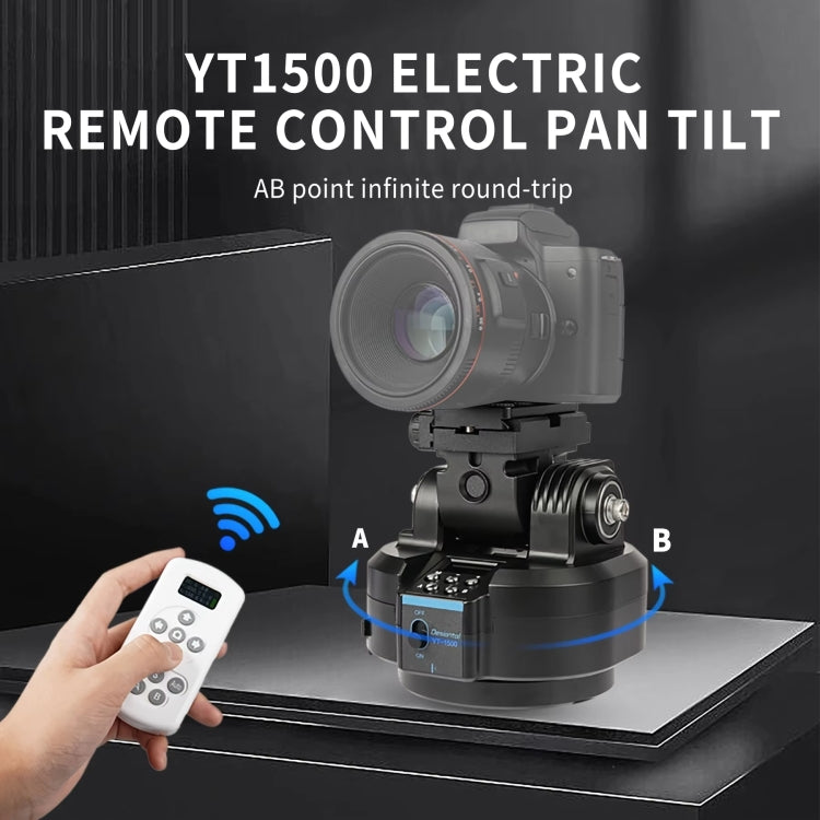 Desiontal YT-1500 Electric Gimbal Mobile Camera Live Streaming Panoramic Stabiliser With Rocker Rotation(Standard) - free shipping - PMC TechLife - Order now!