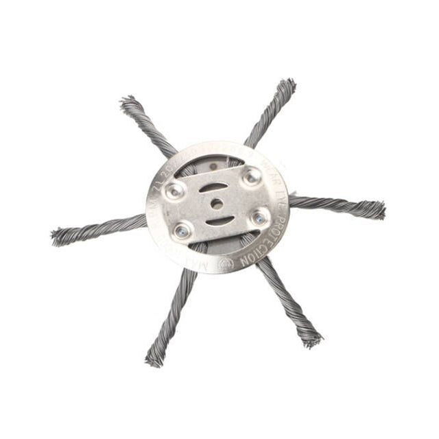 Steel Wire Weeding Wheel Twisted Wire Weeding Disc Mower Blade Accessories, Spec: 6-heads