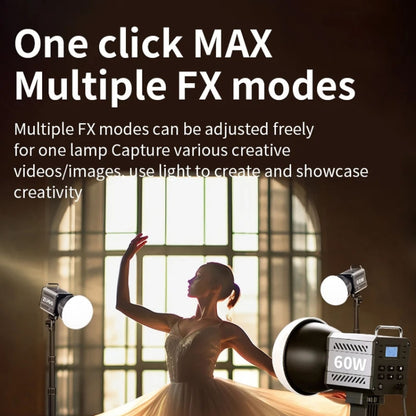 Desiontal ZU-60 60W Hand-Held Camera Light High Power Fill Light, EU Plug, Spec: Standard - free shipping - PMC Jewellery - Order now!