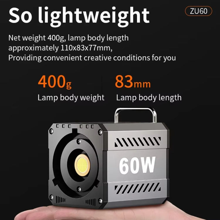 Desiontal ZU-60 60W Hand-Held Camera Light High Power Fill Light, EU Plug, Spec: Standard - free shipping - PMC Jewellery - Order now!