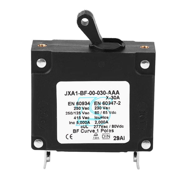 80V DC Overload Hydraulic Reset Circuit Breaker, Rated Current: 30A