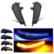 For Honda Civic MK8 Car Dynamic LED Water Flow Turn Signal Rearview Mirror Lights, Color: Yellow Light