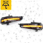 For Honda Civic MK8 Car Dynamic LED Water Flow Turn Signal Rearview Mirror Lights, Color: Yellow Light