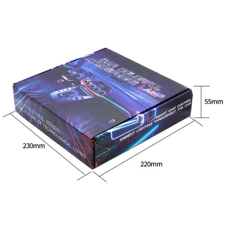 22 in 1 Car Hidden Acrylic LED Colorful Decorative Atmosphere Light Strip - Atmosphere lights by PMC Jewellery | Online Shopping South Africa | PMC Jewellery | Buy Now Pay Later Mobicred