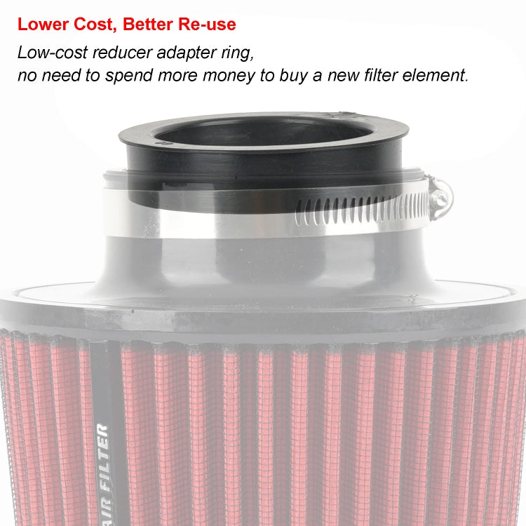Car Modified Air Filter Reducer Rubber Ring(76mm To 63.5mm) - Air Conditioning System by PMc TechLife | Online Shopping South Africa | PMc TechLife | Buy Now Pay Later Mobicred