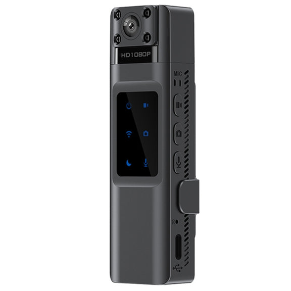 WIFI HD Night Vision Chest-Worn Work Recorder Cycling Camera, Model: L13+128G TF Card+Bracket