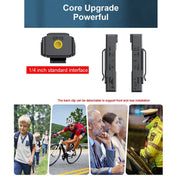 WIFI HD Night Vision Chest-Worn Work Recorder Cycling Camera, Model: L13+16G TF Card+Bracket