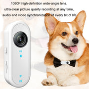 HD Outdoor Portable Pet Recorder Cycling Sports Camera, Specifications: With Silicone Collar