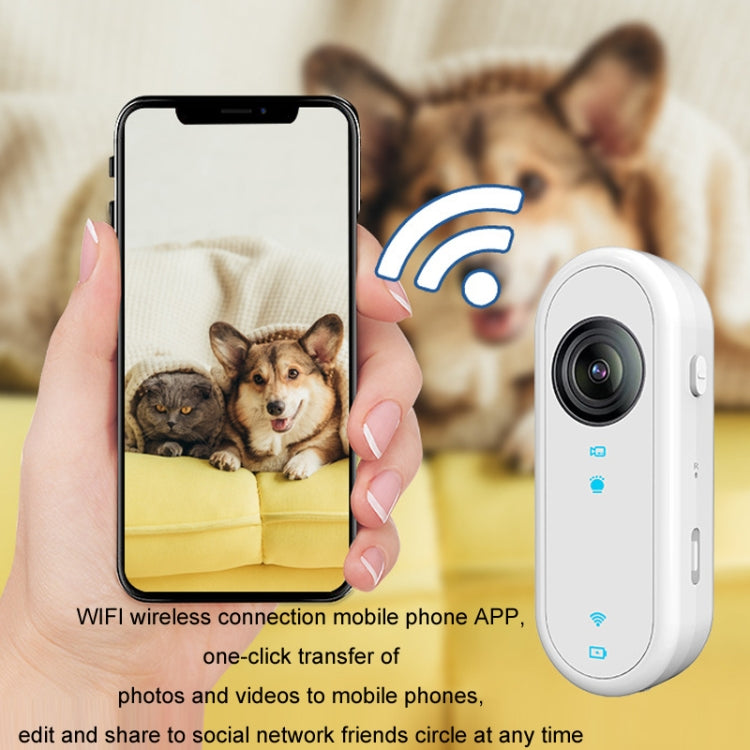 HD Outdoor Portable Pet Recorder Cycling Sports Camera, Specifications: With Silicone Collar+32G TF Card