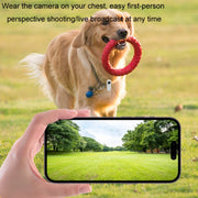 HD Outdoor Portable Pet Recorder Cycling Sports Camera, Specifications: With Silicone Collar