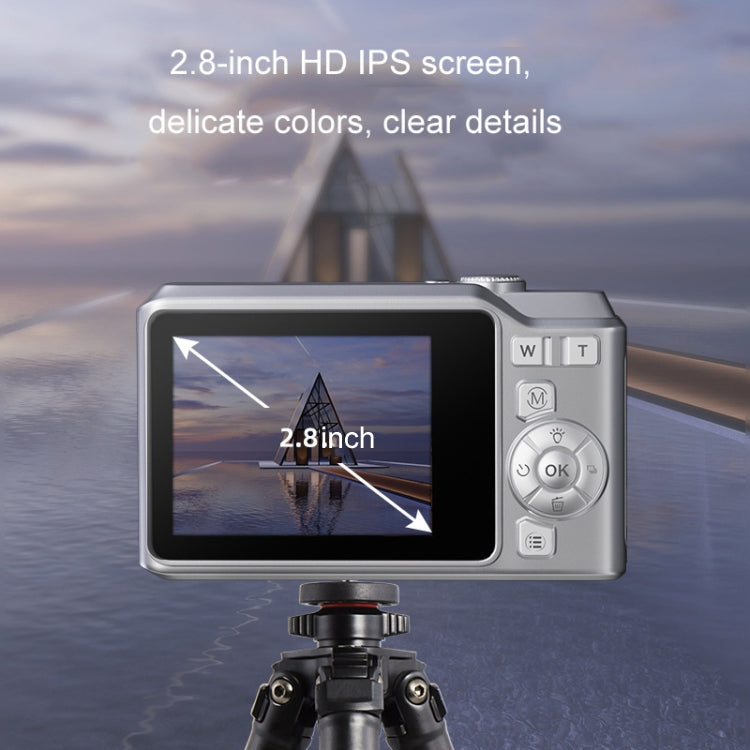 1080P HD Student Retro Digital Card Camera, Color: Black